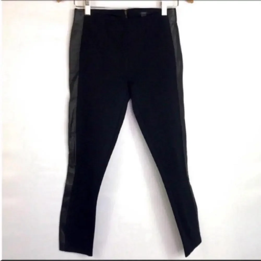 J. Crew Women's High‎ Rise Skinny Stretch Ankle Pants Black Size 2